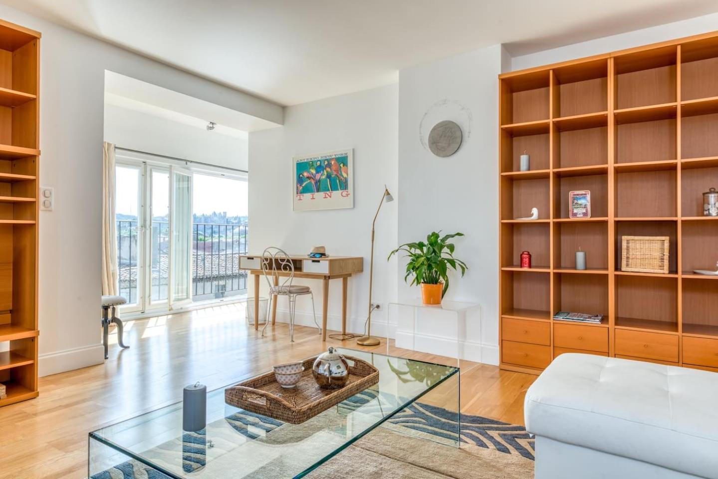 Apartment Les Cles De Laure - Wine Loft, Terrasse Et Vue Extraordinaire Sur La Cite Medievale
