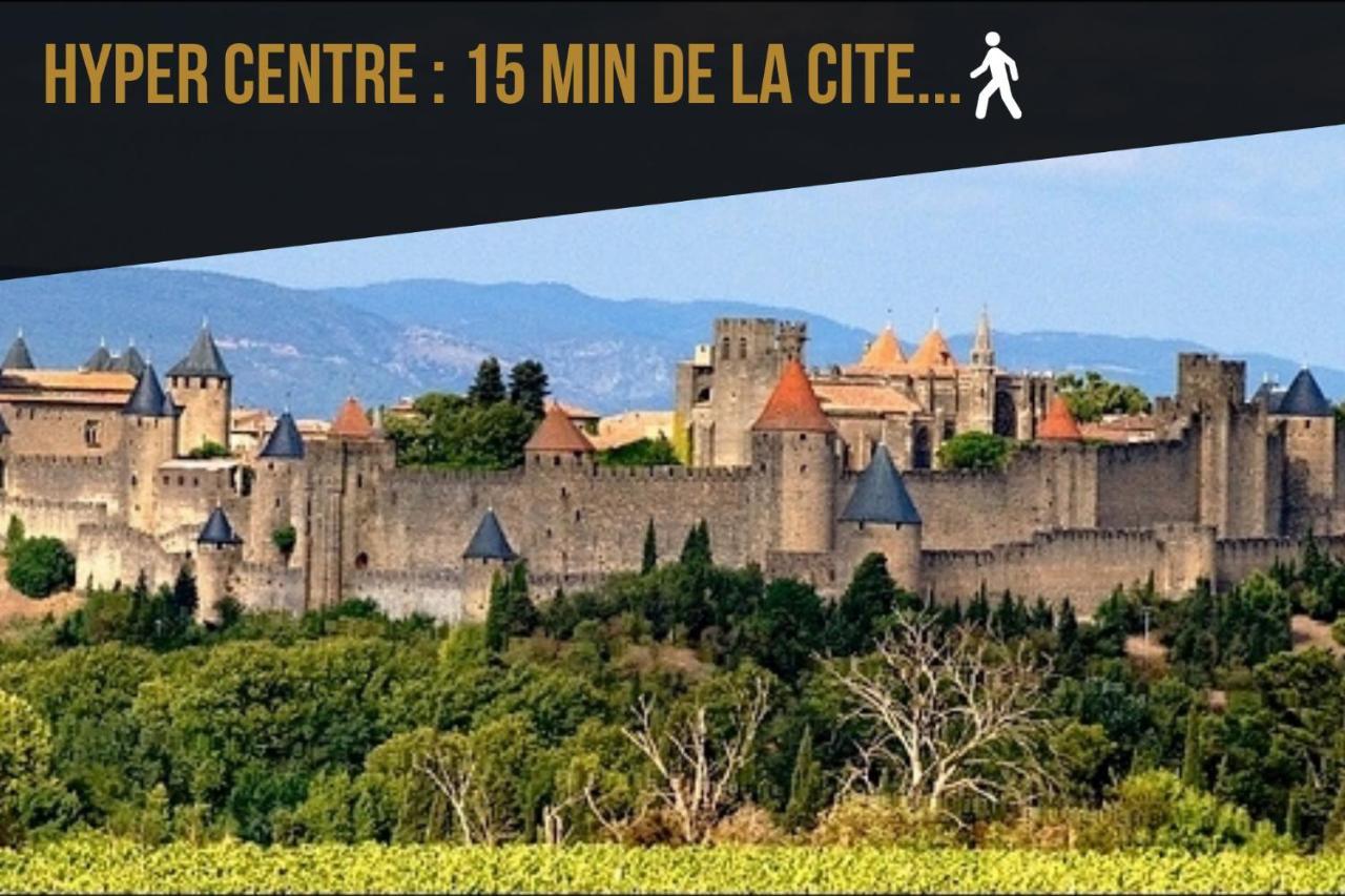 Les Cles De Laure - Wine Loft, Terrasse Et Vue Extraordinaire Sur La Cite Medievale Carcassonne